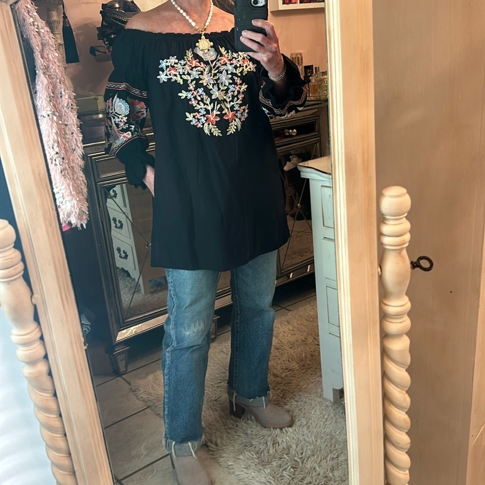 Free People Fleur du Jour embroidered dress